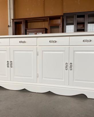 Credenza in legno nuova bianca