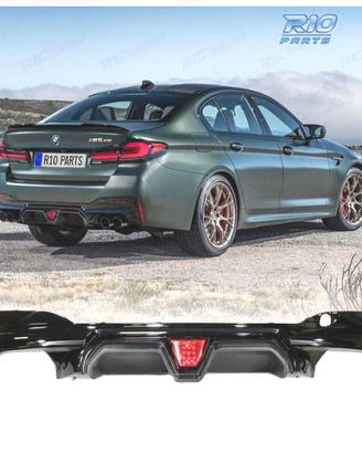 DIFUSORE BMW G30 G31 LOOK M5 CS NERO LUCIDO CARBON