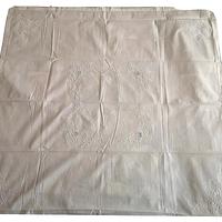 Lenzuolo culla ricamato a mano vintage 