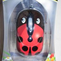 MOUSE CON FILO "COCCINELLA"