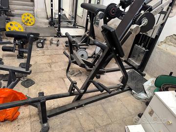 Chest supported row. Rematore.