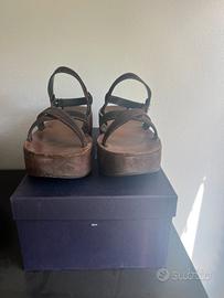 Prada Sandali con zeppa