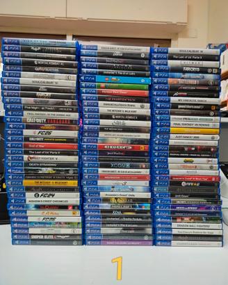 ASSORTIMENTO DI GIOCHI USATI PER PS4 A PARTIRE DA