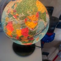 Mappamondo Luminoso Vintage Tecnodidattica Ligure
