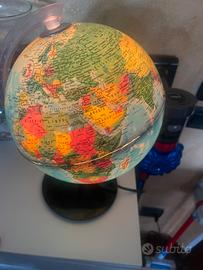 Mappamondo Luminoso Vintage Tecnodidattica Ligure