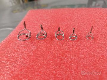 anelli canna da pesca vintage 