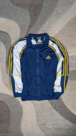Felpa Adidas Vintage con Zip Stile anni 90/Y2K