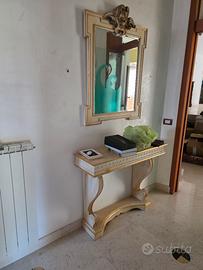 Consolle con specchiera 