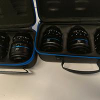 Sony 5 lenti sirui cine t 1.2 ideale per fx30
