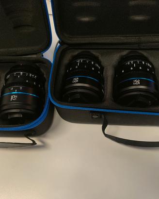 Sony 5 lenti sirui cine t 1.2 ideale per fx30
