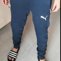 Pantaloni tuta Puma blu uomo. Taglia S