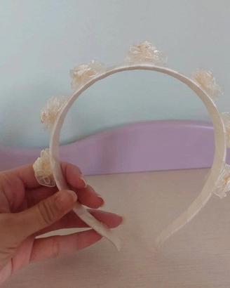 Cerchietto per abito cerimonia bambina