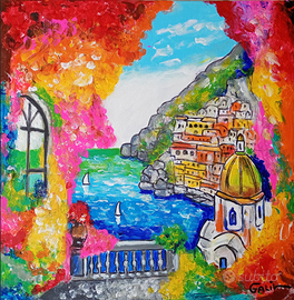 Quadro Positano - Opera Originale Galiv