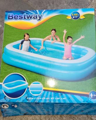 Piscina gonfiabile BESTWAY  misure cm 262x175x51