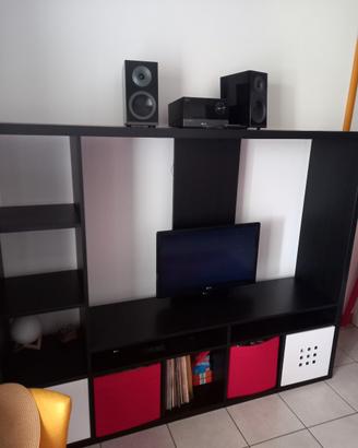 libreria porta tv ikea 