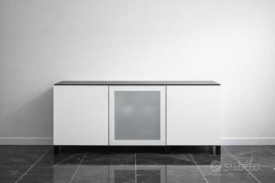 Mobile soggiorno bianco 3 ante - madia/credenza