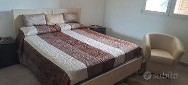 Letto matrimoniale con contenitore