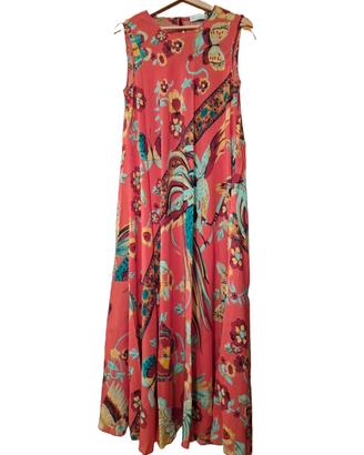 Abito lungo in seta di Valentino