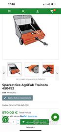 Spazzatrice trainata agrifab