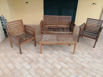 salottino da giardino