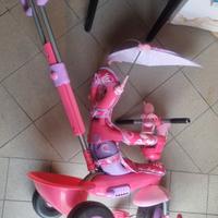 triciclo da bambina 3 in 1