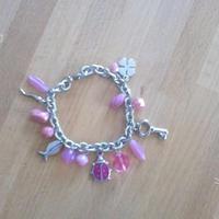 BRACCIALE in metallo antiallergico con ciondoli