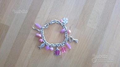 BRACCIALE in metallo antiallergico con ciondoli