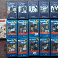 Lotto film in videocassette VHS Stanlio & Ollio