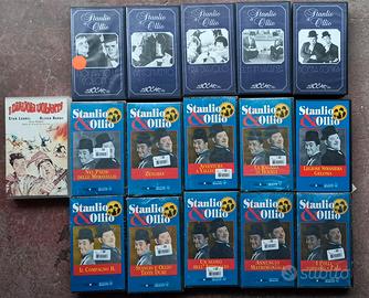 Lotto film in videocassette VHS Stanlio & Ollio