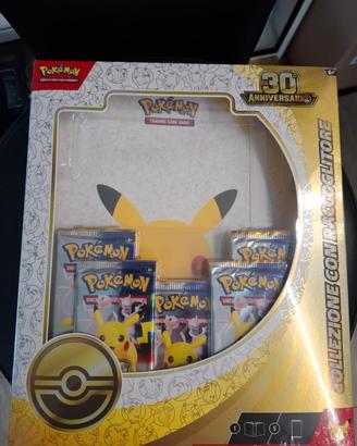 Collezione 30° Pokemon con raccoglitore