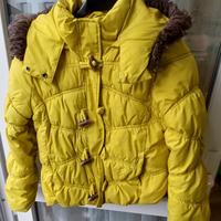 Piumino Benetton giallo 7-8 anni