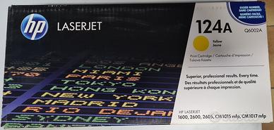 Toner Hp Q6002A 124A originale GIALLO NUOVO