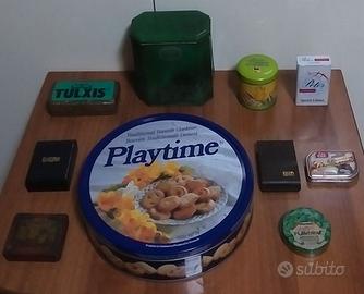 LOTTO SCATOLA DI LATTA TULXIS TIC TAC MENTOLO BRUT