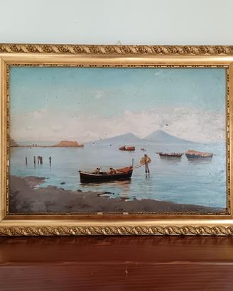 Dipinto Olio su Tavola Franco Ruggiero 