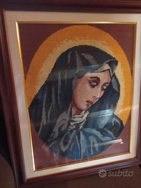 Quadro mezzo punto realizzato a mano 