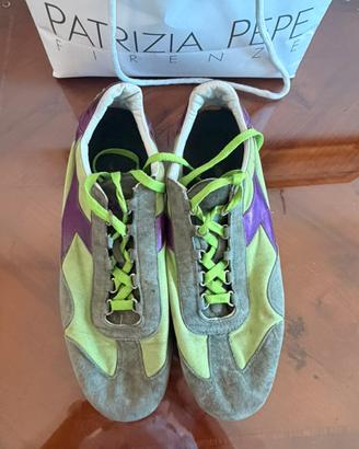 Diadora heirtage joggin verde/viola
