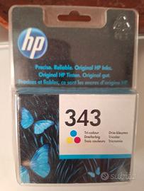 cartuccia stampante hp 343 tricromia originale 