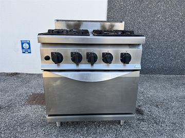 Cucina 4 fuochi con forno