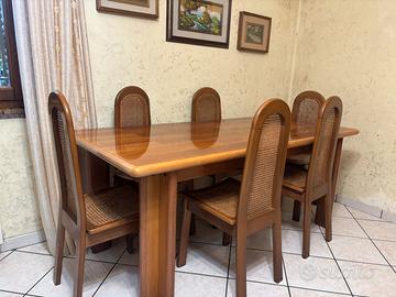 Set tavolo e sedie 4/6 anni ‘80/‘90