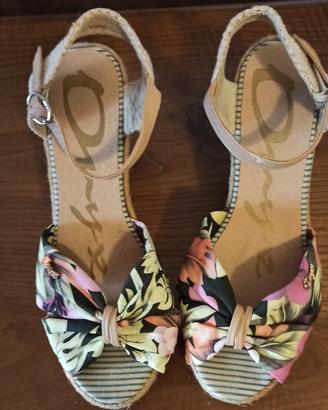 Onyx scarpe aperte a fiori 39 nuove