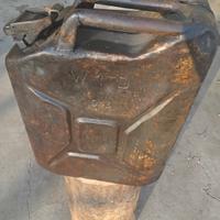 tanica militare inglese rarita colore verde