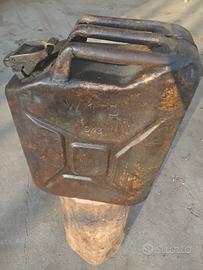 tanica militare inglese rarita colore verde