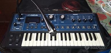Sintetizzatore Mininova Novation+Microfono& Borsa
