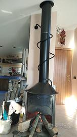 Stufa a legna in ferro