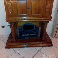 Mobile Bar con finto camino