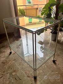 Carrello portabevande bar vintage anni 80 metallo 