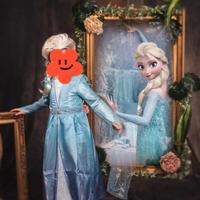 vestito carnevale Elsa 