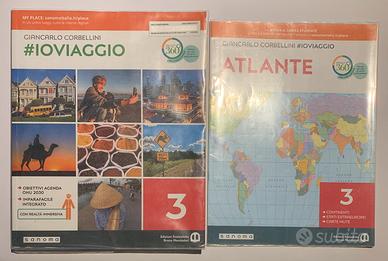 Set Libri Geografia "#Ioviaggio 3 + Atlante 3"