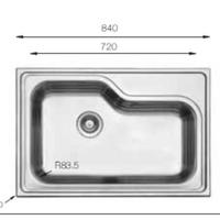 Lavello inox da cucina monovasca