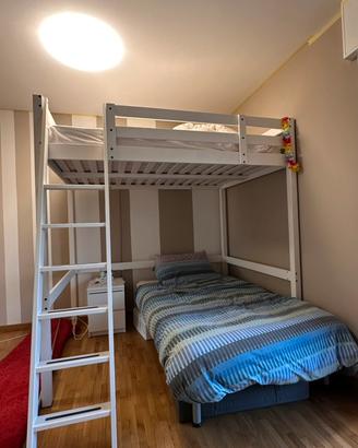 Letto a soppalco matrimoniale – come nuovo